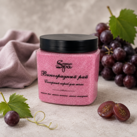 Сахарный скраб для тела «Виноградный рай» SPA Therapy, 550 г